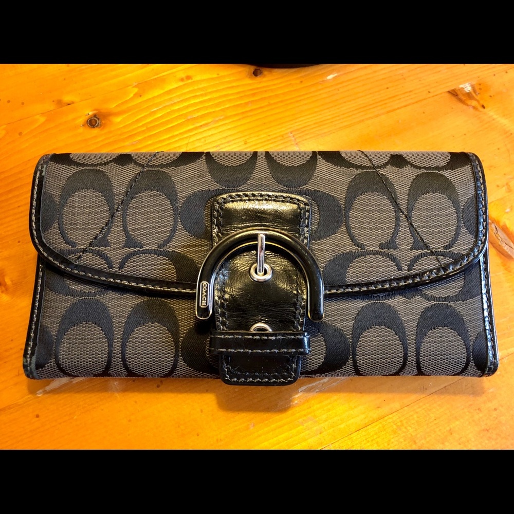 Black Coach Wallet